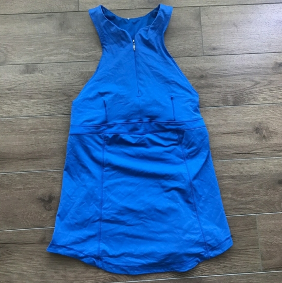 Lululemon rare blue zippy run tank! - Picture 5 of 5
